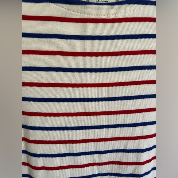 L.L. Bean Nautical Striped Knit Sweater Size XS - Picture 3 of 10